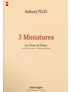 PLOG A.-Miniature (3) per flauto e pianoforte
