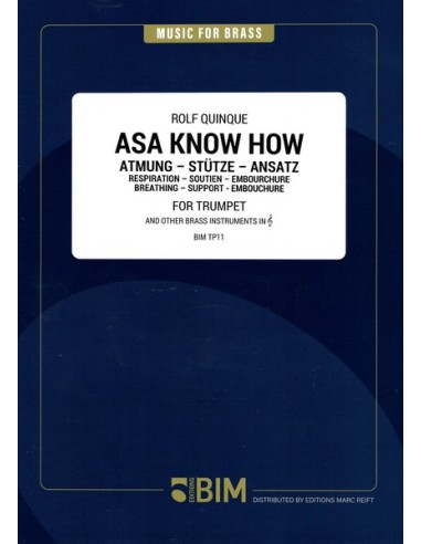 QUINQUE R.-Asa Know How (Studien) für Trompete
