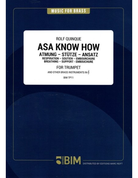 QUINQUE R.-Asa Know How (Studien) für Trompete