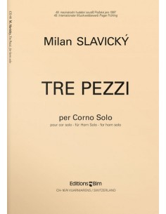 SLAVICKY M.-Tre Pezzi per Corno