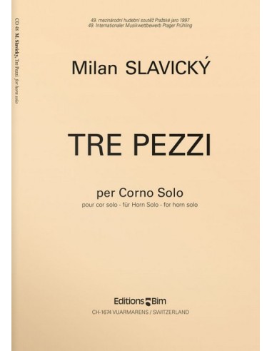 SLAVICKY M.-Tre Pezzi pour cor
