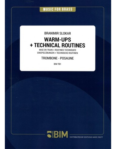 SLOKAR B.-Riscaldamento e routine tecniche per Trombone