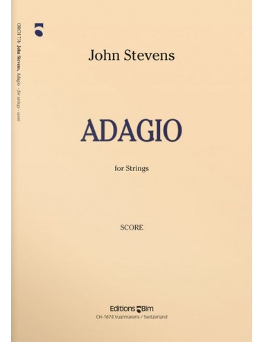 STEVENS J.-Adagio for String Orchestra (Parts)