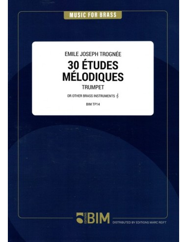 TROGNEE E.J.-Melodic Studies (30) für Trompete