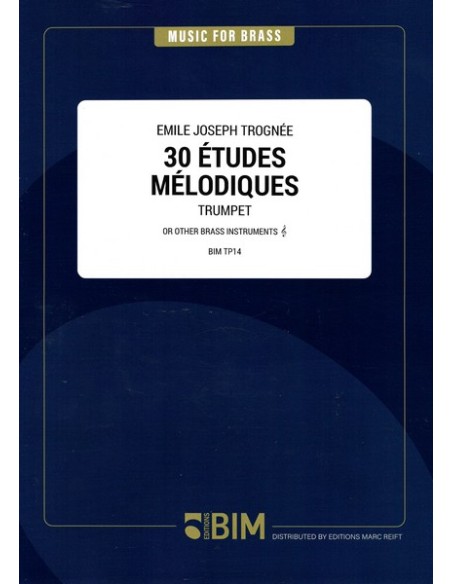 TROGNEE E.J.-Melodic Studies (30) für Trompete