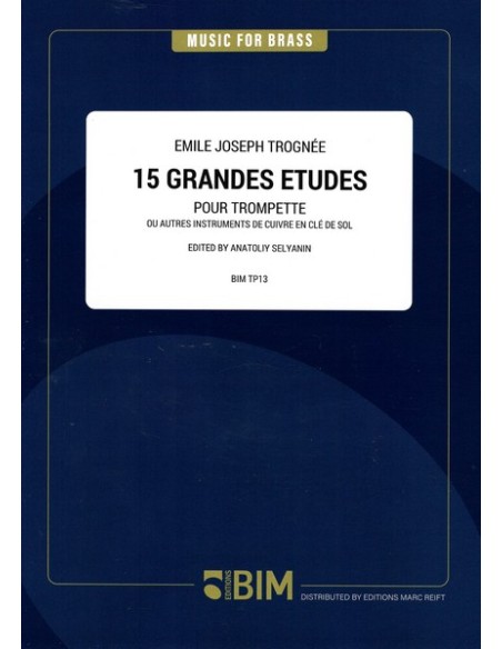 TROGNEE E.J.-Great Studies (15) for Trumpet