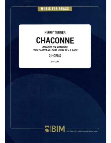 TURNER K.-Chaconne pour 3 Cors