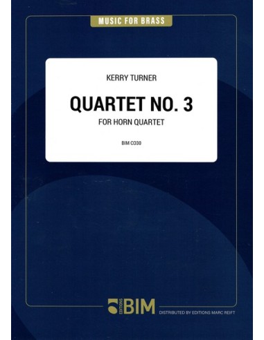 TURNER K.-Quartetto n. 3 per 4 corni