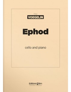 VOEGELIN F.-Ephod para Violoncello y Piano