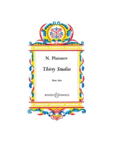 PLATONOV N.-Etüden (30) für Flöte