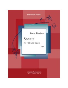 BLACHER B.-Sonata per flauto e pianoforte