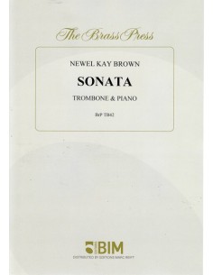 BROWN K.-Sonata per trombone e pianoforte