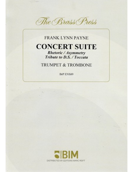 PAYNE F.L.-Suite da concerto per tromba e trombone