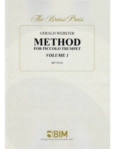WEBSTER G.-Method for Piccolo Trumpet Vol.1