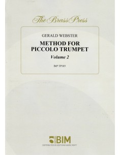 WEBSTER G.-Method for Piccolo Trumpet 2nd (Method) for Trumpet