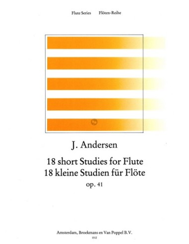ANDERSEN J.-Piccoli studi (18) Op.41 per flauto (Reede)