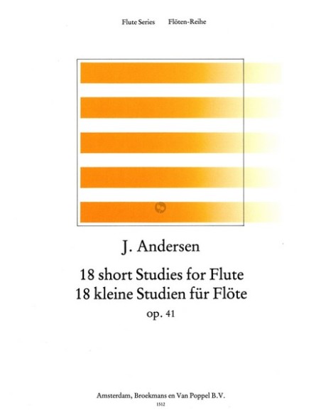 ANDERSEN J.-Piccoli studi (18) Op.41 per flauto (Reede)
