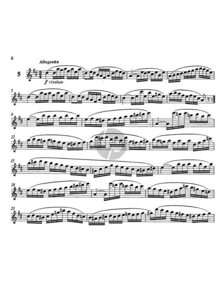 ANDERSEN J.-Piccoli studi (18) Op.41 per flauto (Reede)