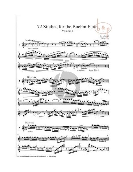 DROUET J.P.-Studies (75) Vol.1 für Flöte