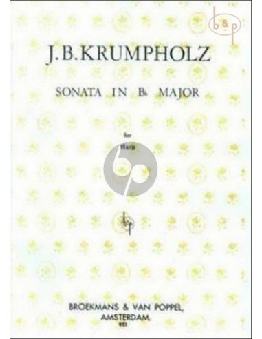 KRUMPHOLTZ J.B.-Sonate B-Dur für Harfe