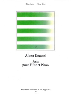 ROUSSEL A.-Aria per flauto e pianoforte