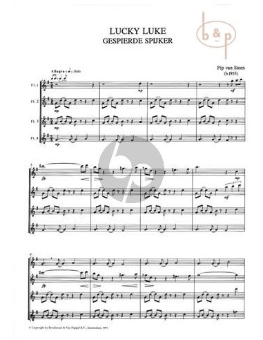 STEEN P.-Sehr flötig für 4 Flöten