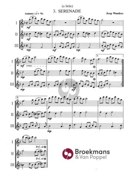 WANDERS J.-Flute Time Vol.2 for 3 Flutes