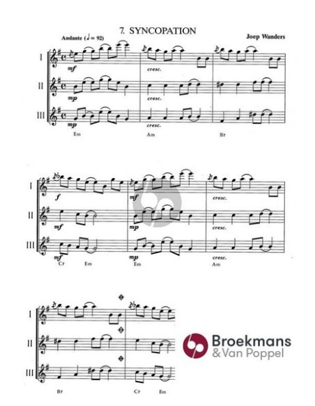 WANDERS J.-Flute Time Vol.2 for 3 Flutes