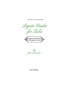 CONCONE G.-Legato Studies for Tuba (Schoemaker)