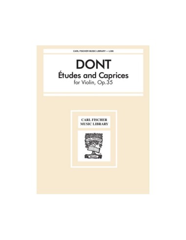 DONT J.-Studi e Caprichos Op.35 per Violino