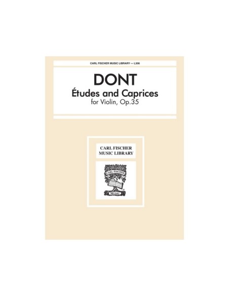 DONT J.-Studi e Caprichos Op.35 per Violino