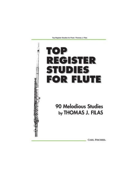 ROWS T.-Top Register Studies (90 Melodious Studies) for Flute