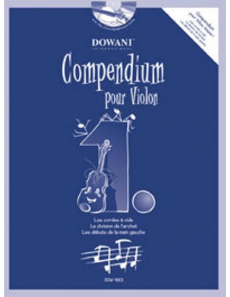 HOFER J.-Compendium pour Violon 1 (Intermediate Level) (Inc.CD)