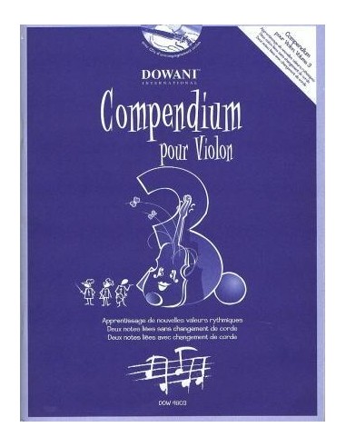 HOFER J.-Compendium pour Violon 3 (Intermediate Level) (Inc.CD)