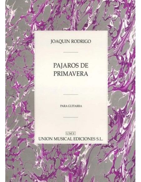 RODRIGO J.-Spring Birds per Chitarra