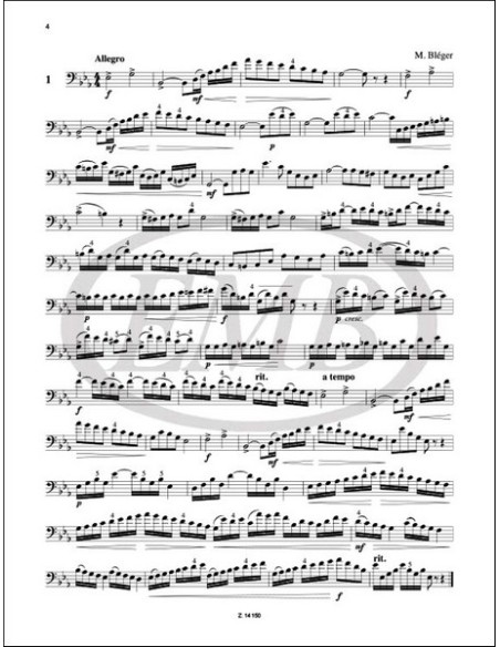 MAKOVECZ P.-Selected Studies 2e pour trombone