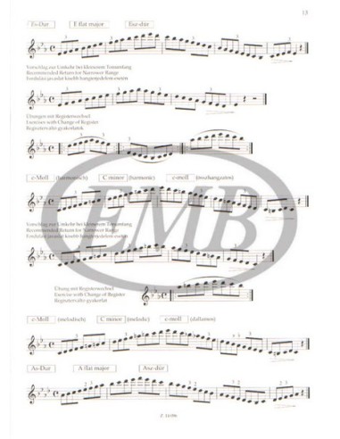 MESZLENYI L.-Studi di scale per oboe