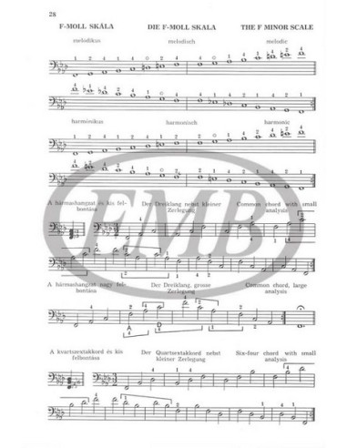 MONTAG L.-Method 3º A for Double Bass