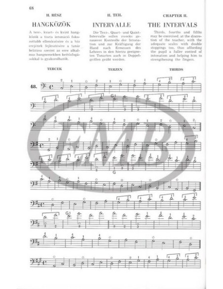 MONTAG L.-Method 3º A for Double Bass