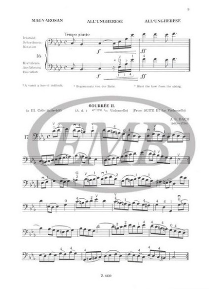 MONTAG L.-Method 3º B for Double Bass