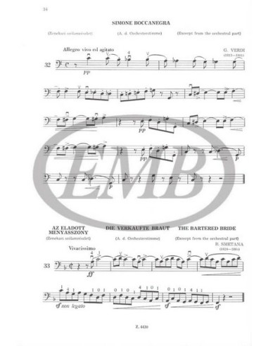 MONTAG L.-Method 3º B for Double Bass