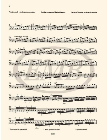 MONTAG L.-Method 5º for Double Bass