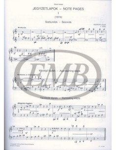 SOPRONI J.-Note Pagine 1 e 2 per pianoforte 2