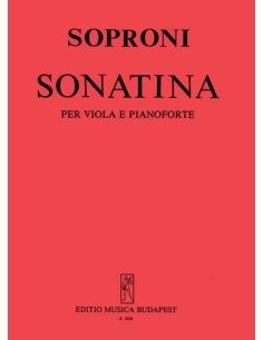 SOPRONI J.-Sonatina per Viola e Pianoforte