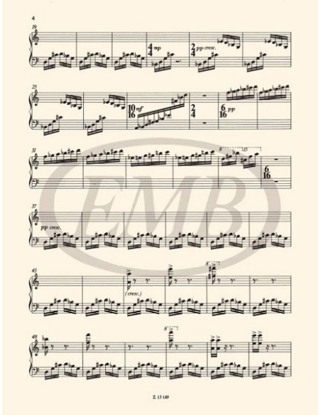 SUGAR M.-Cloud Variations for Piano