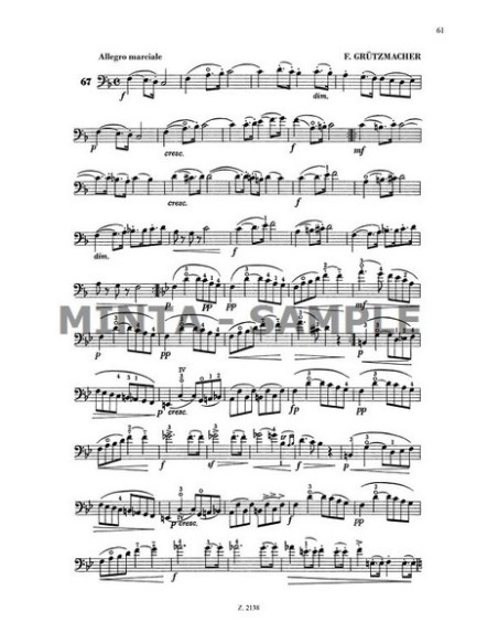 SOMLO K.-Etüden für Violoncello