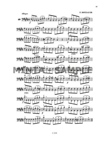 SOMLO K.-Etüden für Violoncello