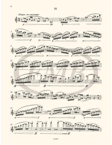 SZERVANSKY E.-Studi (7) per flauto