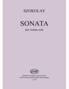 SZOKOLAY S.-Sonate pour violon