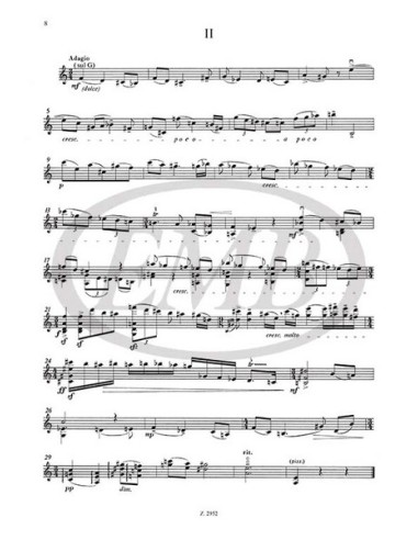 SZOKOLAY S.-Sonate für Violine